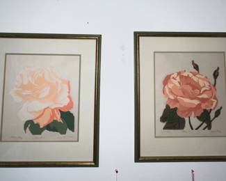 Pair of Block prints from R Snow