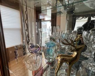 Baccarat, Waterford, Orrefors, and others. 