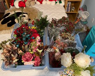 Loads of flower arrangement supplies