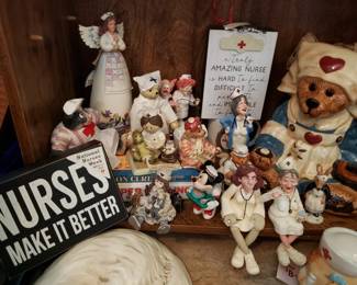 Lots of Nursing Decor.