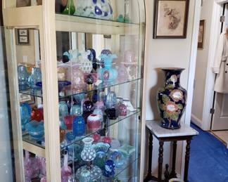 Curio full of  Beautiful Artist signed Fenton