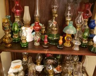 Miniature Oil Lamp Collection