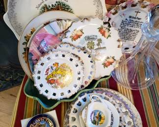 Vintage Travel/Destination Plates