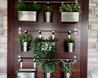 Custom Wall Garden / Herb Garden with Grow Light