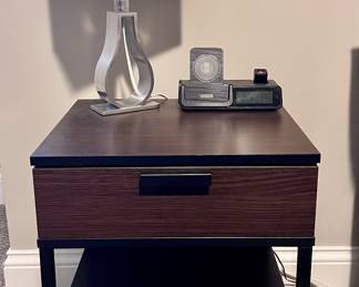 Nightstand and Lamp