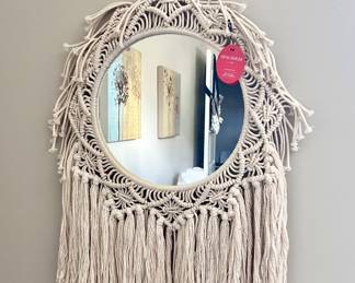 New Macramé Mirror 