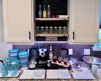 Espresso Machine and Kitchen Items