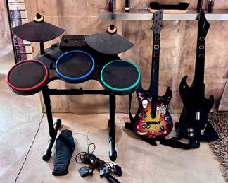 PlayStation Rock Band and Guitar Hero Video Game Accessories