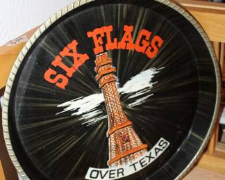 vintage Six Flags tray