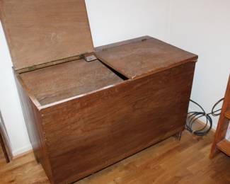 blanket box full width planks, square-head nails