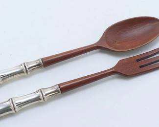 Tiffany & Co salad tongs