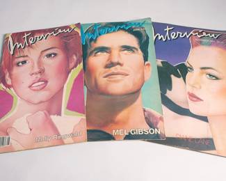 Mid 80's Interview magazines