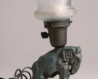 Art Deco bookend light