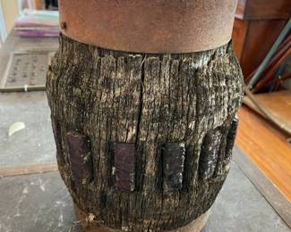 Antique wagon wheel hub