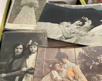 Turn of the century original postcards and Stamps from the early 1900s