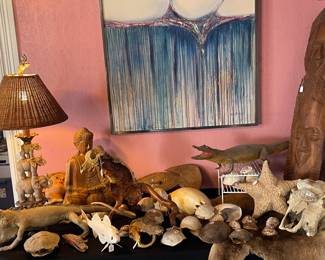 Look closely, and you will see all of these skeletons and taxidermy critters