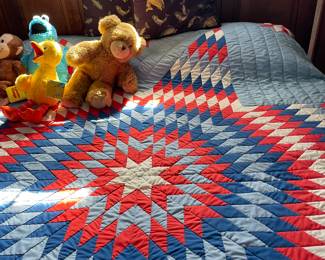 Gorgeous, handstitched quilts