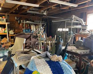 Man cave packed from top to bottom with everything you could imagine!