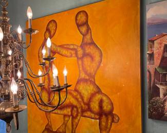 Extra large oil on canvas