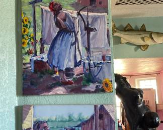 Three gorgeous,  well done original oil paintings on canvas