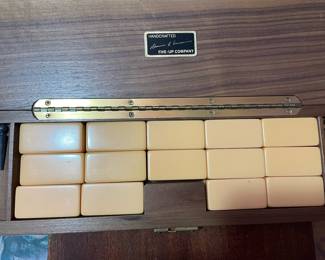 Vintage, dominoes, and cribbage games