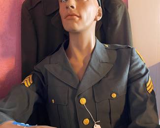 Vintage lifelike mannequins