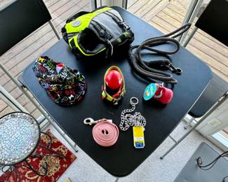 Doggie Stuff…Leashes, Bags, Life Jacket, Etc.