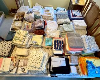 Sheets, Pillow Cases, Blankets, Towels, Wash Cloths…