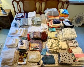 Mid Century King Size Bed w/ a Spectacular Headboard