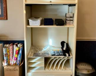 Office Shelving Unit, Wrapping Paper…