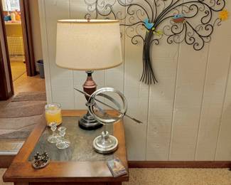 Gorgeous Metal Wall Art, Table Lamp, Candle, Candlesticks, Decor…