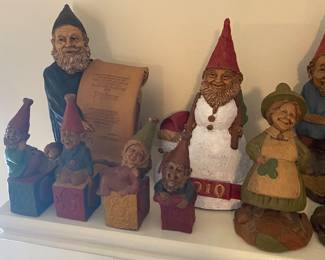 Several Tom Clark Gnomes