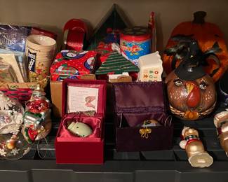 Lots of Holiday Decorations