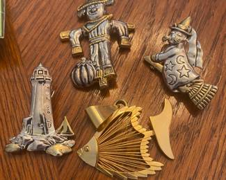 Halloween and Other Brooches