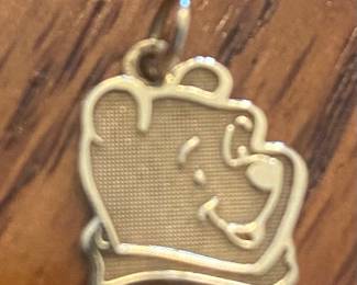 Small 14K Winnie the Pooh Charm