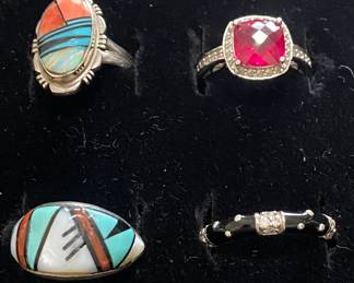 Sterling Rings (Some Southwestern)