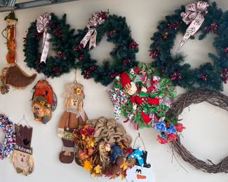 Assorted Holiday Wreaths