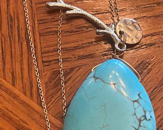 Sterling and Turquoise Necklace