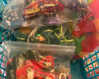Bags of Holiday Themed Jewelry