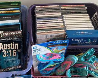 CDs and DVD's