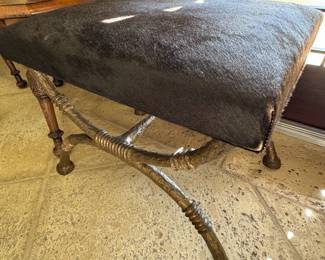 PAIR COWHIDE MATERIAL