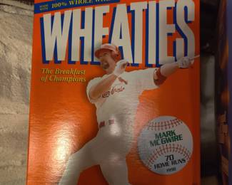 Mar McGwire Wheaties box