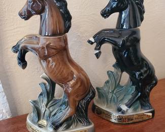 Two beautiful Beams trophy decanters are fab!
