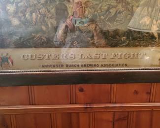 The original painting has been presented to the Seventh Regiment US Calvary