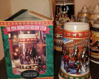 Various steins...