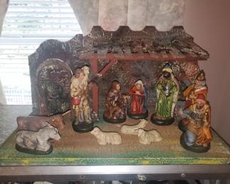 West Germany figures - papier mache?