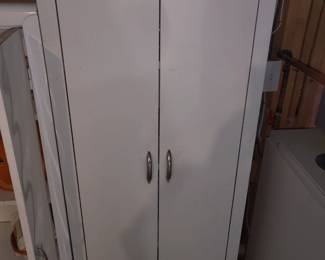 This metal vintage cabinet is like brand new!