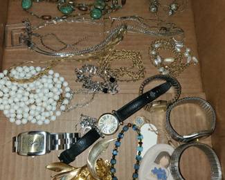 A small amount of jewelry....