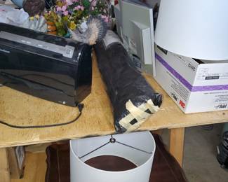 Various items in the garage