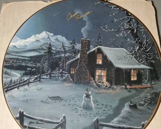 Jesse Barnes collectors plates...